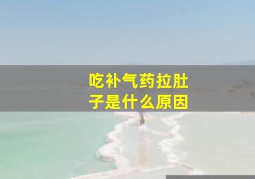 吃补气药拉肚子是什么原因