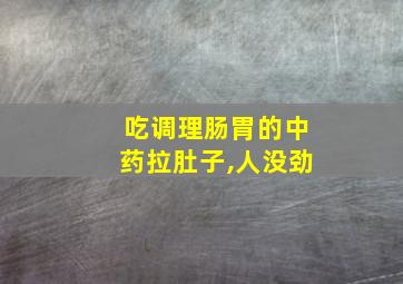 吃调理肠胃的中药拉肚子,人没劲