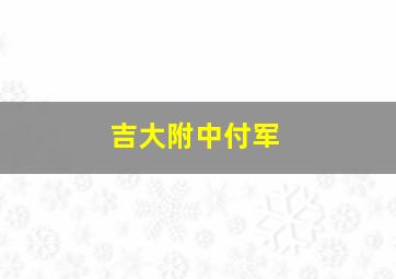 吉大附中付军