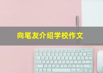 向笔友介绍学校作文