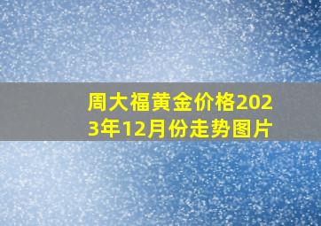 周大福黄金价格2023年12月份走势图片