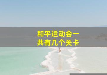 和平运动会一共有几个关卡