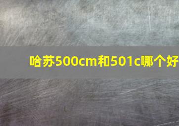 哈苏500cm和501c哪个好