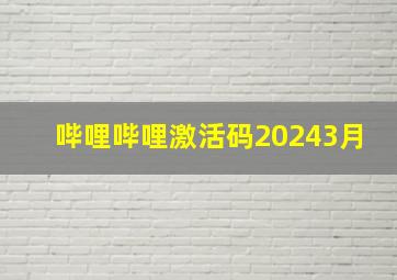 哔哩哔哩激活码20243月