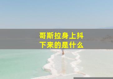 哥斯拉身上抖下来的是什么