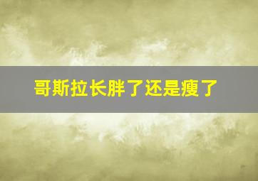 哥斯拉长胖了还是瘦了