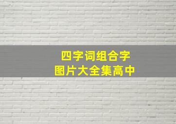 四字词组合字图片大全集高中