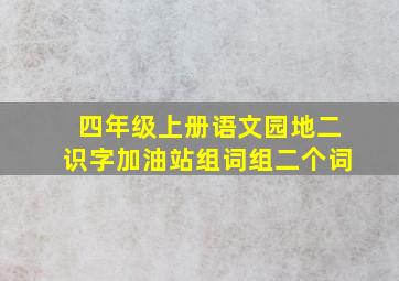 四年级上册语文园地二识字加油站组词组二个词