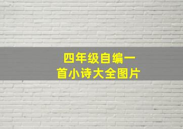 四年级自编一首小诗大全图片