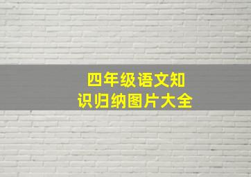 四年级语文知识归纳图片大全