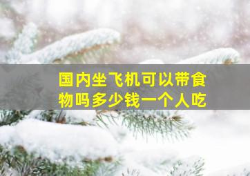 国内坐飞机可以带食物吗多少钱一个人吃