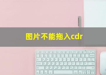 图片不能拖入cdr