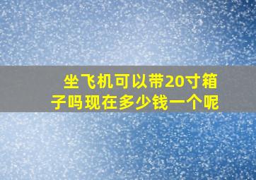 坐飞机可以带20寸箱子吗现在多少钱一个呢