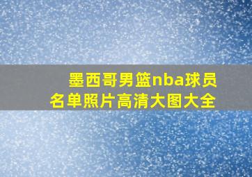 墨西哥男篮nba球员名单照片高清大图大全