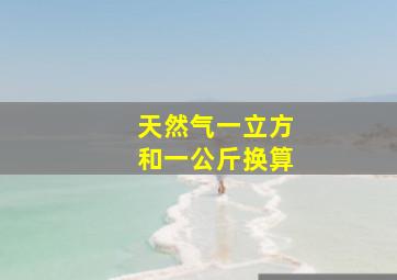 天然气一立方和一公斤换算