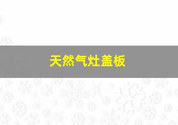 天然气灶盖板