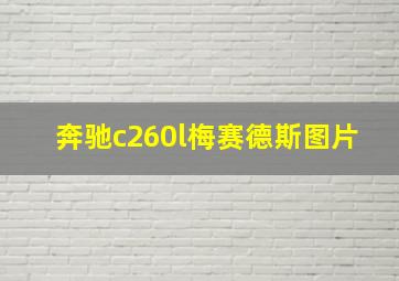 奔驰c260l梅赛德斯图片