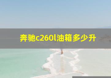 奔驰c260l油箱多少升