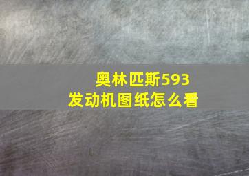 奥林匹斯593发动机图纸怎么看