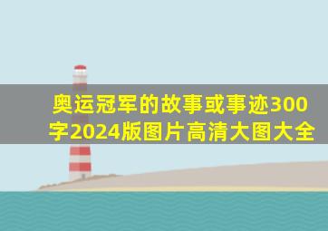 奥运冠军的故事或事迹300字2024版图片高清大图大全