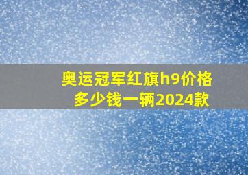 奥运冠军红旗h9价格多少钱一辆2024款