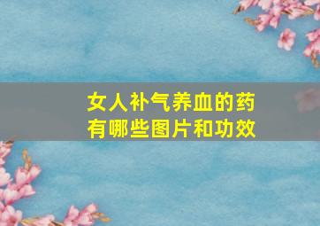 女人补气养血的药有哪些图片和功效