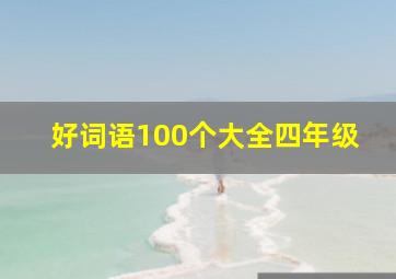 好词语100个大全四年级