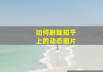 如何删除知乎上的动态图片