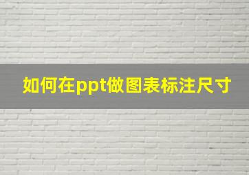 如何在ppt做图表标注尺寸