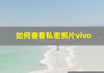 如何查看私密照片vivo