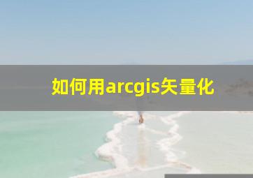 如何用arcgis矢量化