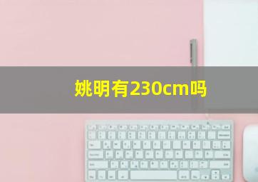 姚明有230cm吗