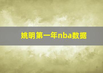 姚明第一年nba数据