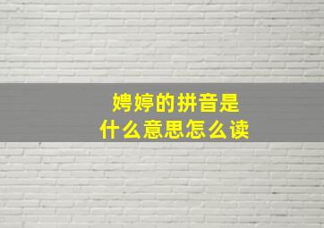 娉婷的拼音是什么意思怎么读