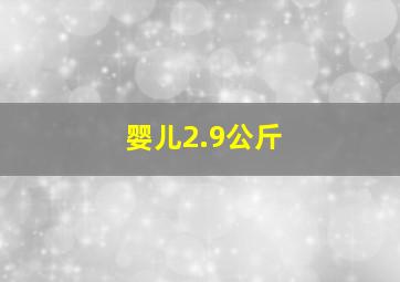 婴儿2.9公斤