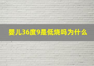 婴儿36度9是低烧吗为什么