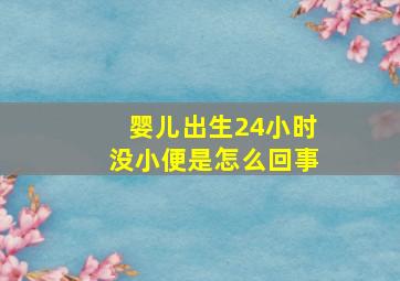 婴儿出生24小时没小便是怎么回事