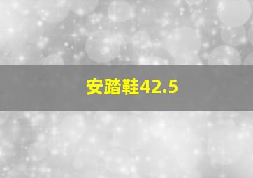 安踏鞋42.5