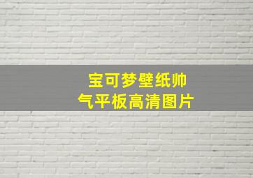 宝可梦壁纸帅气平板高清图片