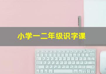 小学一二年级识字课