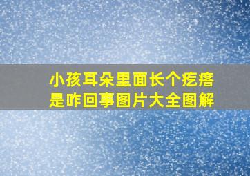 小孩耳朵里面长个疙瘩是咋回事图片大全图解