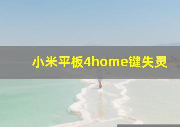 小米平板4home键失灵