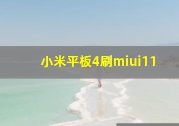 小米平板4刷miui11