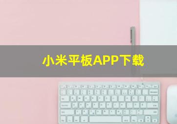 小米平板APP下载