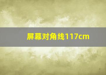 屏幕对角线117cm