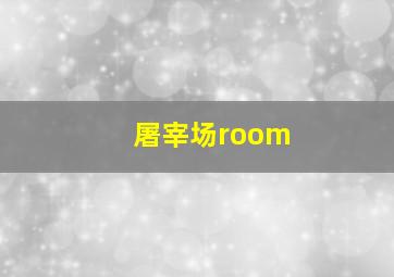 屠宰场room