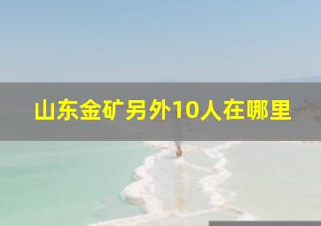 山东金矿另外10人在哪里