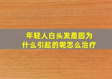 年轻人白头发是因为什么引起的呢怎么治疗