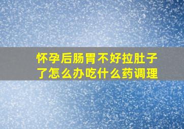 怀孕后肠胃不好拉肚子了怎么办吃什么药调理