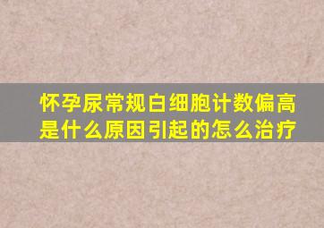 怀孕尿常规白细胞计数偏高是什么原因引起的怎么治疗